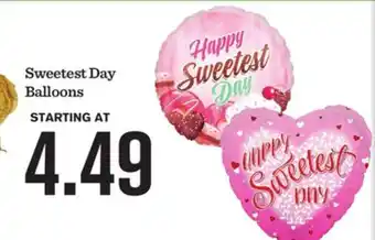 Mariano's Sweetest Day Balloons offer