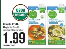 Mariano's Simple Truth Organic Broth offer