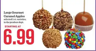 Mariano's Large Gourmet Caramel Apples offer