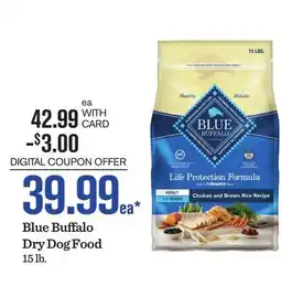 Mariano's Blue Buffalo Dry Dog Food offer