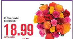 Mariano's 18-Stem Lavish Rose Bunch offer