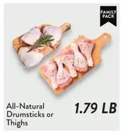 Fresh Thyme All-Natural Drumsticks or Thighs offer
