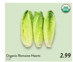 Fresh Thyme Organic Romaine Hearts offer