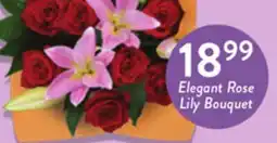 Fresh Thyme Elegant Rose Lily Bouquet offer