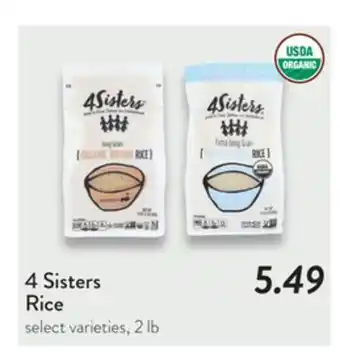 Fresh Thyme 4 Sisters Rice offer