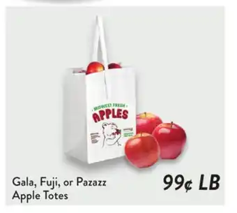 Fresh Thyme Gala, Fuji, or Pazazz Apple Totes offer