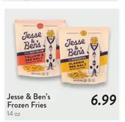 Fresh Thyme Jesse & Ben's Frozen Fries offer