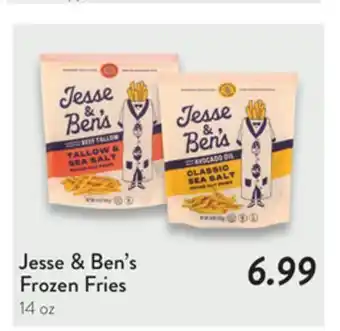 Fresh Thyme Jesse & Ben's Frozen Fries offer