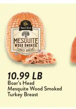 Fresh Thyme Boar's Head Mesquite Wood Smoked Turkey Breast offer