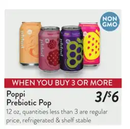 Fresh Thyme Poppi Prebiotic Pop offer