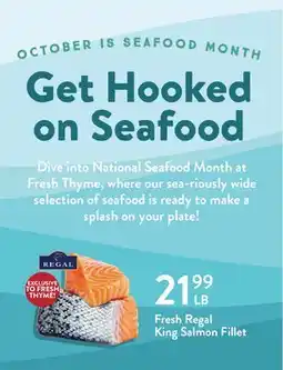 Fresh Thyme Fresh Regal King Salmon Fillet offer