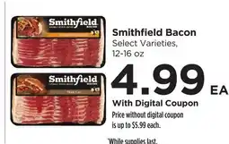 Food 4 Less Smithfield Bacon offer
