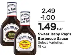 Food 4 Less Sweet Baby Ray's Barbecue Sauce offer