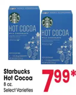 Jewel-Osco Starbucks Hot Cocoa offer