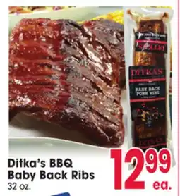 Jewel-Osco Ditka's BBQ Baby Back Ribs offer