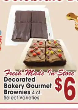 Jewel-Osco Decorated Bakery Gourmet Brownies offer