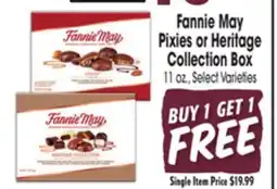 Jewel-Osco Fannie May Pixies or Heritage Collection Box offer