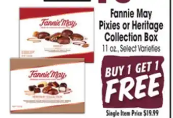 Jewel-Osco Fannie May Pixies or Heritage Collection Box offer