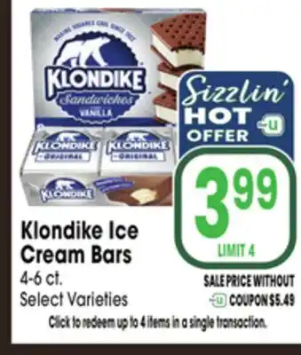 Jewel-Osco Klondike Ice Cream Bars offer