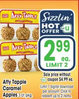 Jewel-Osco Affy Tapple Caramel Apples offer