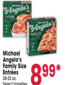 Jewel-Osco Michael Angelo's Family Size Entrées offer