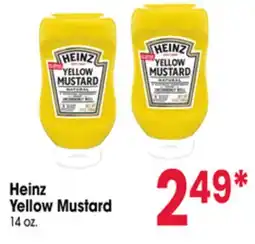 Jewel-Osco Heinz Yellow Mustard offer