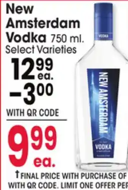 Jewel-Osco New Amsterdam Vodka offer