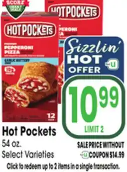 Jewel-Osco Hot Pockets offer
