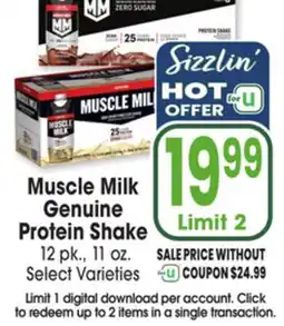 Jewel-Osco Muscle Milk Genuine Protein Shake offer