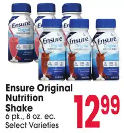 Jewel-Osco Ensure Original Nutrition Shake offer