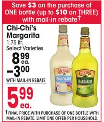 Jewel-Osco Chi-Chi's Margarita offer