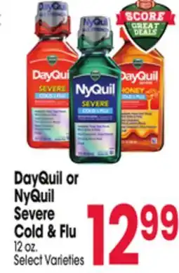 Jewel-Osco DayQuil or NyQuil Severe Cold & Flu offer