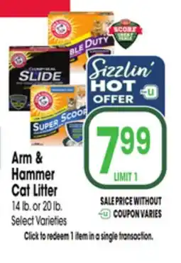 Jewel-Osco Arm & Hammer Cat Litter offer