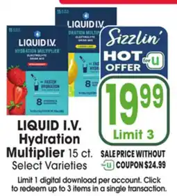 Jewel-Osco LIQUID I.V. Hydration Multiplier offer