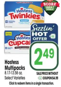 Jewel-Osco Hostess Multipacks offer