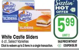 Jewel-Osco White Castle Sliders offer