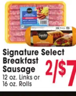 Jewel-Osco Signature Select Breakfast Breakfast Sausage offer