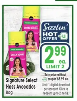 Jewel-Osco Signature Select Hass Avocados offer