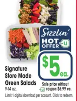Jewel-Osco Store Made Green Salads offer