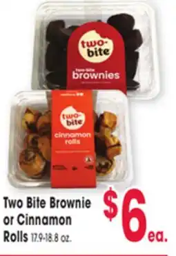 Jewel-Osco Two Bite Brownie or Cinnamon or Cinnamon Rolls offer