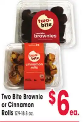 Jewel-Osco Two Bite Brownie or Cinnamon or Cinnamon Rolls offer