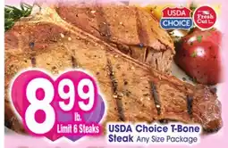Jewel-Osco USDA Choice T-Bone Steak offer