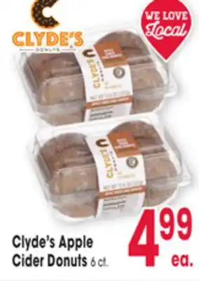 Jewel-Osco Clyde's Apple Cider Donuts offer