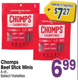 Jewel-Osco Chomps Beef Stick Minis offer