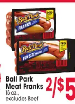 Jewel-Osco Ball Park Meat Franks offer