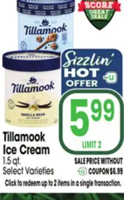 Jewel-Osco Tillamook Ice Cream offer
