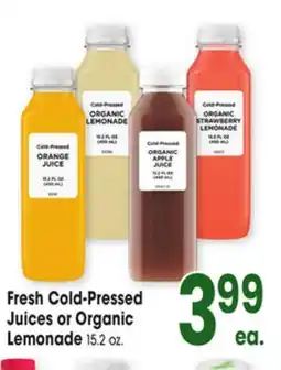 Jewel-Osco Fresh Cold-Pressed Juices Organic Juices or Organic Lemonade offer