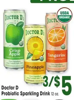 Jewel-Osco Doctor D Probiotic Sparkling Drink offer