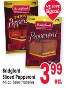 Jewel-Osco Bridgford Sliced Pepperoni offer