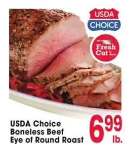 Jewel-Osco USDA Choice Boneless Beef Eye of Round Roast offer